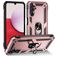 Mobigear Armor Ring Samsung Galaxy A14 Hoesje Hardcase Backcover Shockproof met Ringhouder - Roségoud