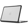 Mobigear Shockproof Pro MacBook Neo 13 Inch (2026) Hoes Hardshell Laptopcover MacBook Case - Transparant / Zwart - Model A3404