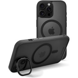 Mobilize Hybrid Pro iPhone 16 Pro Max MagSafe Hoesje Hardcase Backcover Shockproof - Zwart