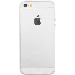Mobigear Basics Doorzichtig iPhone 5S Hoesje Flexibel TPU Backcover - Transparant
