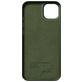 Nudient iPhone 14 Plus Siliconen MagSafe Hoesje Backcover - Pine Green