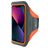 Mobiparts Comfort Fit Telefoonhouder Hardlopen iPhone 13 Mini Sport Hoesje Neopreen Sportarmband - Neon Orange