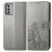 Mobigear Clover Nokia G42 Hoesje Bookcase Portemonnee - Grijs