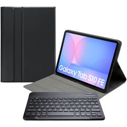 Mobilize Detachable Bluetooth Keyboard Samsung Galaxy Tab S10 FE Hoes AZERTY Toetsenbord Bookcase - Zwart