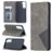 Mobigear Rhombus Slim Samsung Galaxy S21 Hoesje Bookcase - Grijs