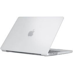 Mobigear Glossy MacBook Pro 14 Inch (2021-2026) Hoes Hardshell Laptopcover MacBook Case - Transparant - Model A2442 / A2779 / A2918 / A2992 / A3401 / A3112 / A3434 / A3427 / A3426