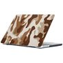 Mobigear Design MacBook Air 15 Inch (2023-2026) Hoes Hardshell Laptopcover MacBook Case - Desert Camauflage - Model A2941 / A3114 / A3241 / A3448