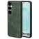 Mobiparts Classic Samsung Galaxy S25 MagSafe Hoesje TPU,Kunstleer Backcover - Emerald Green