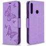 Mobigear Butterfly Huawei P40 Lite E Hoesje Bookcase Portemonnee - Paars