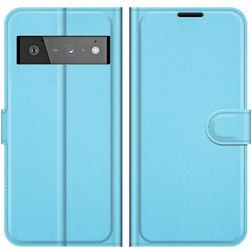Mobigear Classic Google Pixel 6 Pro Hoesje Bookcase Portemonnee - Blauw