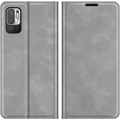 Mobigear Retro Slim POCO M3 Pro Hoesje Bookcase Portemonnee - Grijs