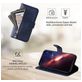 Mobigear Zipper iPhone 17 Pro Hoesje Bookcase Portemonnee - Blauw