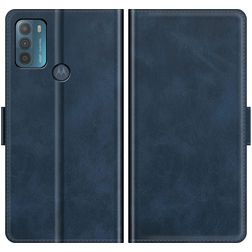 Mobigear Slim Magnet Motorola Moto G50 Hoesje Bookcase Portemonnee - Blauw