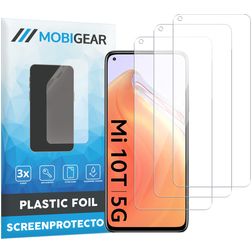 Mobigear Xiaomi Mi 10T Screenprotector Folie - Case Friendly (3-Pack)