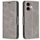 Mobigear Excellent iPhone 16 Plus Hoesje Bookcase Portemonnee - Grijs