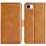 Mobigear Slim Magnet iPhone 17e Hoesje Bookcase Portemonnee - Cognac