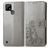 Mobigear Clover Realme C25Y Hoesje Bookcase Portemonnee - Grijs