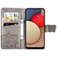 Mobigear Butterfly Samsung Galaxy A03s Hoesje Bookcase Portemonnee - Grijs