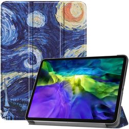 Mobigear Tri-Fold iPad Pro 11 Inch (2022) Hoes Bookcase - The Starry Night