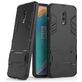 Mobigear Armor Stand OnePlus 6T Hoesje Hardcase Backcover Shockproof met Standaard - Zwart