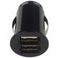 Mobigear Dual USB Autolader 12W 2.4A - Zwart
