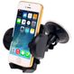 Mobigear Telefoonhouder Auto Zuignap Klem Universeel - Zwart