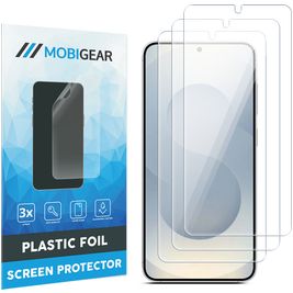 Mobigear Samsung Galaxy S25 Edge Screenprotector Folie - Case Friendly (3-Pack)