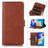 Mobigear Wallet iPhone 16 Pro Hoesje Bookcase Portemonnee - Bruin