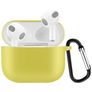 Mobigear Classic Apple AirPods 3 Hoesje Flexibel Siliconen - Geel