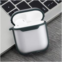 Mobigear Shockproof Apple AirPods 2 Hoesje Flexibel TPU - Groen
