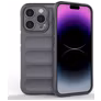 Mobigear Bumpy iPhone 15 Pro Hoesje Flexibel TPU Backcover - Charcoal