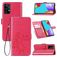 Mobigear Clover Samsung Galaxy A52 Hoesje Bookcase Portemonnee - Magenta