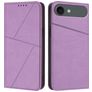 Mobigear Frosted Flip iPhone Air Hoesje Bookcase Portemonnee - Paars