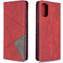 Mobigear Rhombus Slim Samsung Galaxy A41 Hoesje Bookcase - Rood