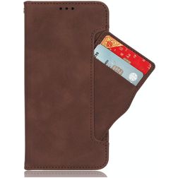 Mobigear Slide Wallet OPPO Find X9 Hoesje Bookcase Portemonnee - Bruin