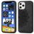 Mobigear Mandala iPhone 12 Pro Max Hoesje Hardcase Backcover - Zwart