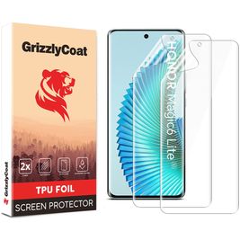 GrizzlyCoat HONOR Magic 6 Lite Hydrogel TPU Screenprotector - Case Friendly + Installatie Frame (2-Pack)
