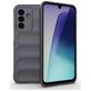 Mobigear Bumpy Samsung Galaxy A17 Hoesje Flexibel TPU Backcover - Grijs