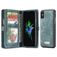 Caseme 008 iPhone X Hoesje Uitneembare 2in1 Bookcase Portemonnee - Blauw