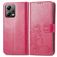 Mobigear Clover POCO X5 Hoesje Bookcase Portemonnee - Magenta