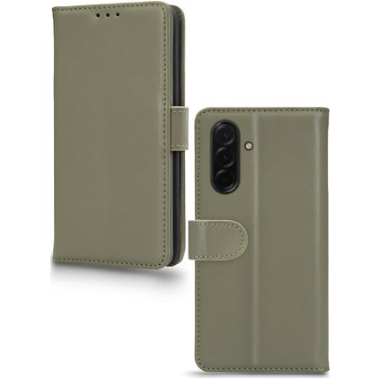 Mobilize Premium Gelly Wallet Samsung Galaxy A57 Hoesje Bookcase Portemonnee - Groen