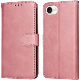 Mobigear Wallet iPhone 17e Hoesje Bookcase Portemonnee - Roségoud