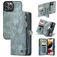Caseme 008 iPhone 13 Pro Max Hoesje Uitneembare 2in1 Bookcase Portemonnee - Blauw