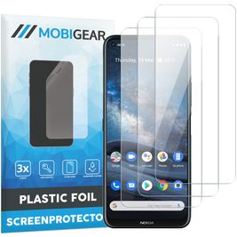 Mobigear Nokia 8.3 Screenprotector Folie - Case Friendly (3-Pack)