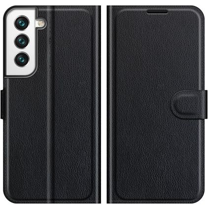 Mobigear Classic Samsung Galaxy S22 Hoesje Bookcase Portemonnee - Zwart