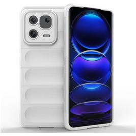 Mobigear Bumpy Xiaomi 13 Pro Hoesje Flexibel TPU Backcover - Wit