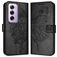 Mobigear Butterfly OPPO Reno 12 Pro Hoesje Bookcase Portemonnee - Zwart