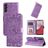 Mobigear Sunflower Samsung Galaxy A14 Hoesje Bookcase Portemonnee - Paars
