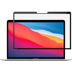 GrizzlyCoat MacBook Air 13 Inch (2022-2026) Screenprotector Anti-Glare Folie - Case Friendly - Zwart Model A2681 / A3113 / A3240 / A3449
