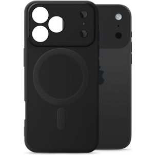My Style Protective Flex iPhone 17 Pro Max MagSafe Hoesje Flexibel TPU Backcover - Zwart